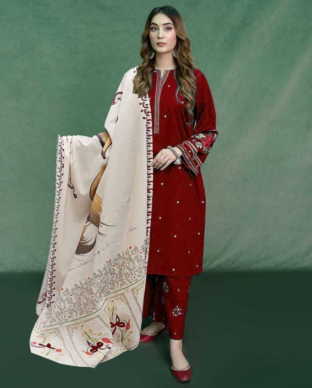 LAWN 3 PIECE EMBROIDERY  EID COLLECTION