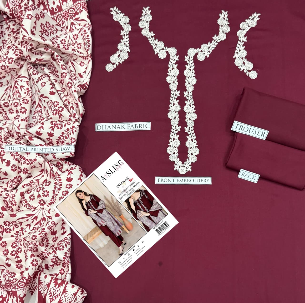 LAWN 3 PIECE EMBROIDERY 🪡 EID COLLECTION